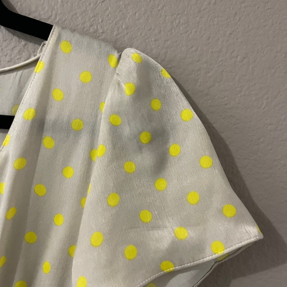 NWT ZARA Polka Dot Satin Dress - Picture 12 of 12